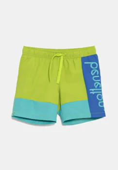 United Colors of Benetton pantaloni scurti de baie copii culoarea verde, 5JD00X00S imagine