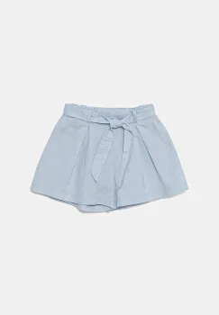 United Colors of Benetton pantaloni scurti de in pentru copii uni, talie reglabila, 43WBG902G imagine