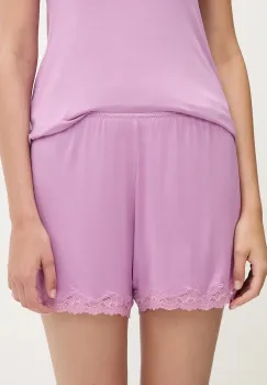 United Colors of Benetton pantaloni scurti de pijama culoarea violet, 3Z123900V imagine