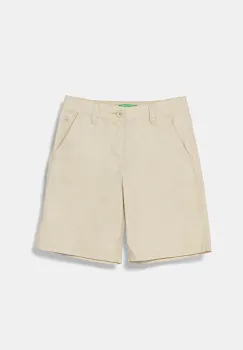 United Colors of Benetton pantaloni scurti din bumbac pentru copii culoarea bej, talie reglabila, 4AC7C903O imagine