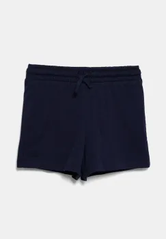 United Colors of Benetton pantaloni scurti din bumbac pentru copii culoarea bleumarin, uni, talie reglabila, 3BL0G901T imagine