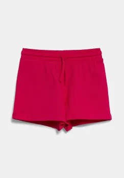 United Colors of Benetton pantaloni scurti din bumbac pentru copii culoarea roz, uni, talie reglabila, 3BL0G901T imagine