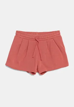 United Colors of Benetton pantaloni scurti din bumbac pentru copii culoarea roz, uni, talie reglabila, 3J70G901R imagine