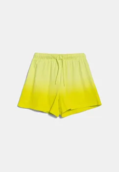 United Colors of Benetton pantaloni scurti din bumbac pentru copii culoarea verde, cu imprimeu, talie reglabila, 3NPDC903G imagine