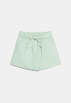 United Colors of Benetton pantaloni scurti din bumbac pentru copii culoarea verde, uni, 47RGG9030 imagine