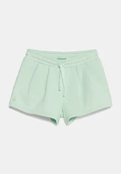United Colors of Benetton pantaloni scurti din bumbac pentru copii culoarea verde, uni, talie reglabila, 3J70G901R imagine