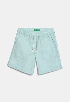 United Colors of Benetton pantaloni scurti din bumbac pentru copii talie reglabila, 4ZZSG902T imagine