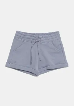 United Colors of Benetton pantaloni scurti din bumbac pentru copii uni, talie reglabila, 3J68C901C imagine