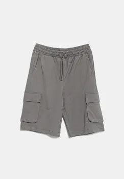United Colors of Benetton pantaloni scurti din bumbac talie reglabila imagine
