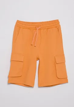 United Colors of Benetton pantaloni scurti din bumbac talie reglabila imagine