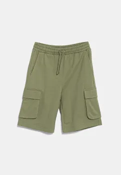 United Colors of Benetton pantaloni scurti din bumbac talie reglabila imagine