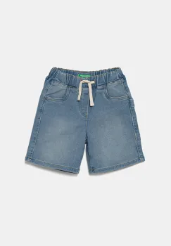 United Colors of Benetton pantaloni scurti din denim pentru bebelusi talie reglabila, 44LGG9032 imagine