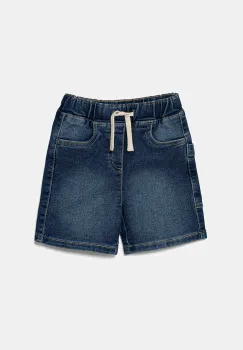 United Colors of Benetton pantaloni scurti din denim pentru bebelusi talie reglabila, 44LGG9032 imagine