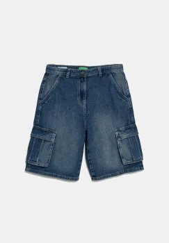 United Colors of Benetton pantaloni scurti din denim pentru copii 4KEHC9041 imagine