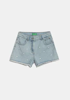 United Colors of Benetton pantaloni scurti din denim pentru copii 4UTPC9049 imagine
