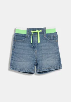United Colors of Benetton pantaloni scurti din denim pentru copii talie reglabila, 4AD7G902Y imagine