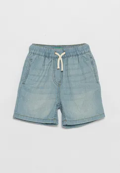 United Colors of Benetton pantaloni scurti din denim pentru copii talie reglabila, 4DHJG9034 imagine