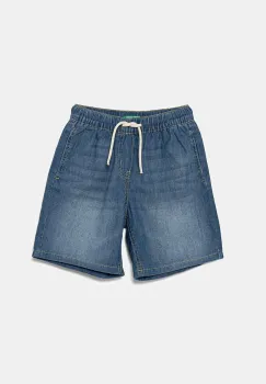 United Colors of Benetton pantaloni scurti din denim pentru copii talie reglabila, 4DHJG9034 imagine