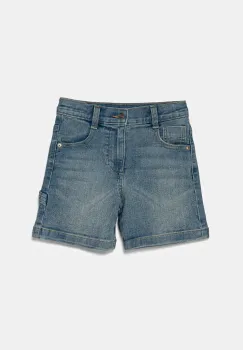 United Colors of Benetton pantaloni scurti din denim pentru copii talie reglabila, 4PORG902I imagine