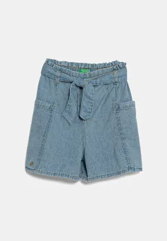 United Colors of Benetton pantaloni scurti din denim pentru copii uni, 4AD6C903V imagine