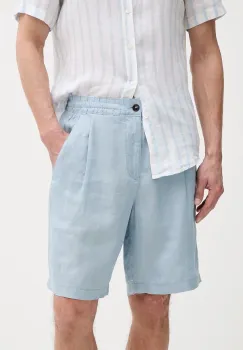 United Colors of Benetton pantaloni scurti din in 4AGHU900Z imagine