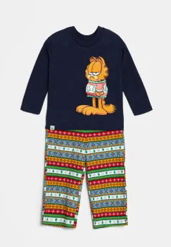 United Colors of Benetton pijama culoarea albastru marin, modelator, 37MW0P07T imagine