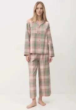 United Colors of Benetton pijamale de bumbac culoarea verde, bumbac, 4YMS3P00N imagine