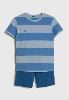 United Colors of Benetton pijamale de bumbac pentru copii modelator imagine