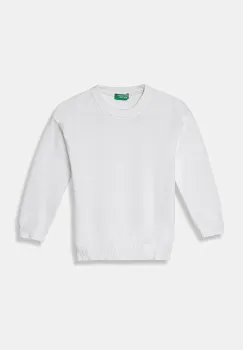 United Colors of Benetton pulover copii culoarea alb, light, 1098G100U imagine