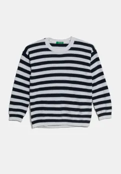 United Colors of Benetton pulover copii culoarea albastru marin, light, 1036H102L imagine