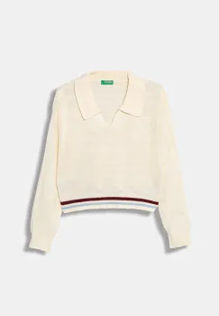 United Colors of Benetton pulover copii culoarea bej, 1270Q3009 imagine