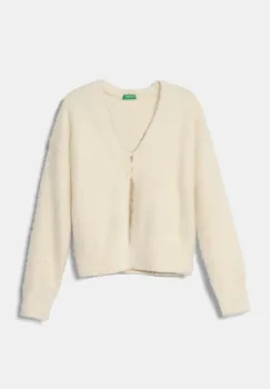 United Colors of Benetton pulover copii culoarea bej, 19BAC601L imagine