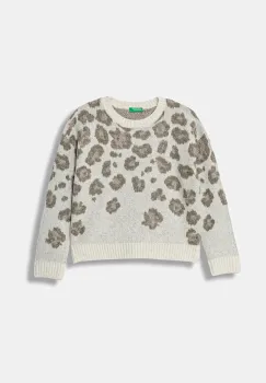 United Colors of Benetton pulover copii culoarea bej, 1SJFQ109H imagine