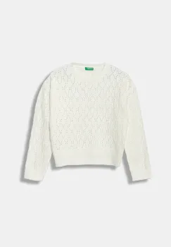 United Colors of Benetton pulover copii culoarea bej, light, 1RG7C109A imagine