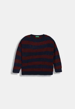 United Colors of Benetton pulover copii culoarea bleumarin, 1Z8SQ108Z imagine