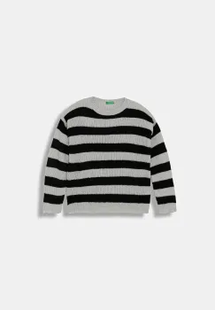 United Colors of Benetton pulover copii culoarea gri, 1Z8SQ108Z imagine