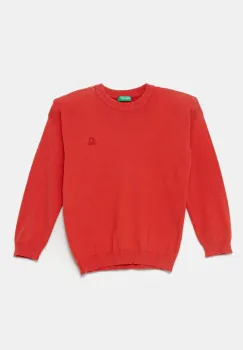 United Colors of Benetton pulover copii culoarea rosu, light, 1098G100U imagine
