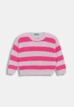 United Colors of Benetton pulover copii culoarea violet, 1Z8SH102W imagine