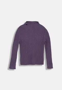 United Colors of Benetton pulover copii culoarea violet, light, 1Y7QC200P imagine