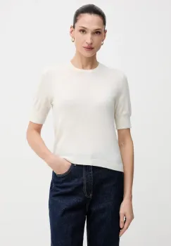 United Colors of Benetton pulover culoarea bej, light, 1002D10D2 imagine