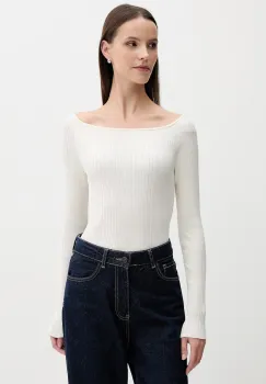 United Colors of Benetton pulover culoarea bej, light, 16UYD10E7 imagine