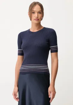 United Colors of Benetton pulover culoarea bleumarin, 1E3RE10EK imagine