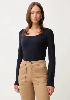 United Colors of Benetton pulover culoarea bleumarin, light, 1W2AD10E5 imagine