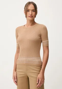 United Colors of Benetton pulover culoarea maro, 1E3RE10EK imagine