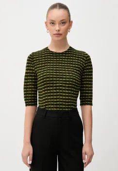 United Colors of Benetton pulover culoarea verde, light, 12F3D10EE imagine