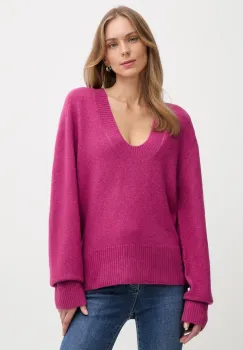 United Colors of Benetton pulover culoarea violet, light, 11CZD10FD imagine