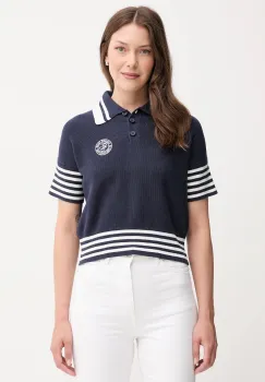 United Colors of Benetton pulover de bumbac culoarea bleumarin, light, 1294E301D imagine