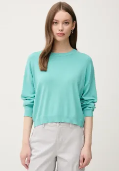 United Colors of Benetton pulover de bumbac culoarea turcoaz, light, 1091D10D6 imagine