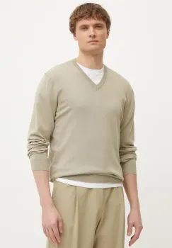 United Colors of Benetton pulover de bumbac culoarea verde, light, 1098U4486 imagine