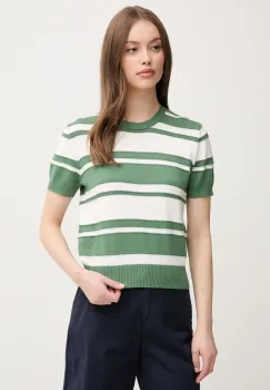 United Colors of Benetton pulover de bumbac femei, culoarea verde, light, 1294E10D0 imagine